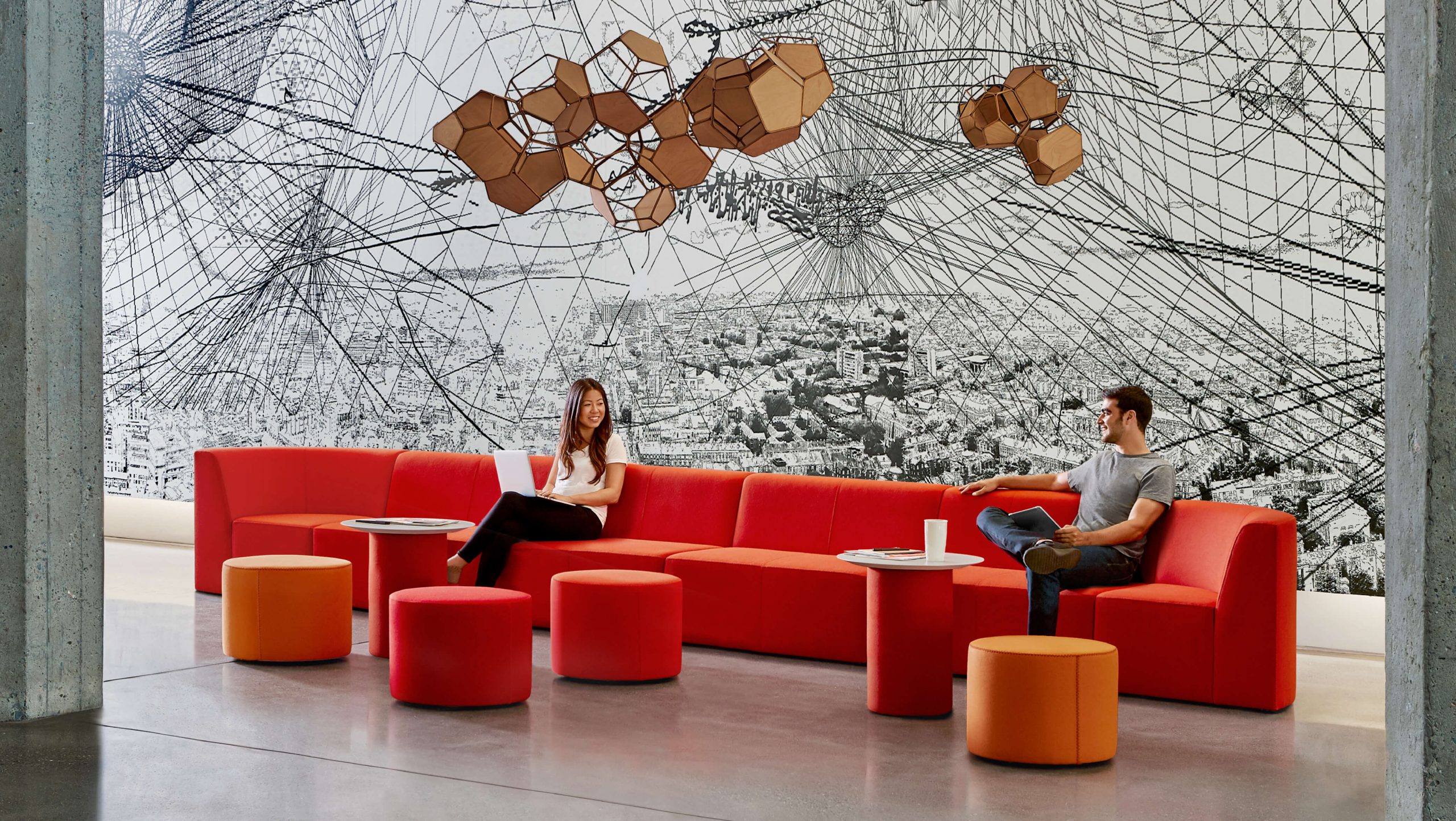 Neighborhood modular lounge seating